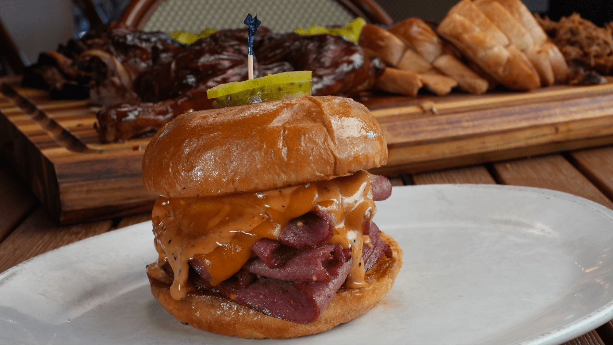 Smoky Rose’s Bologna Sandwich Goodtaste with Tanji