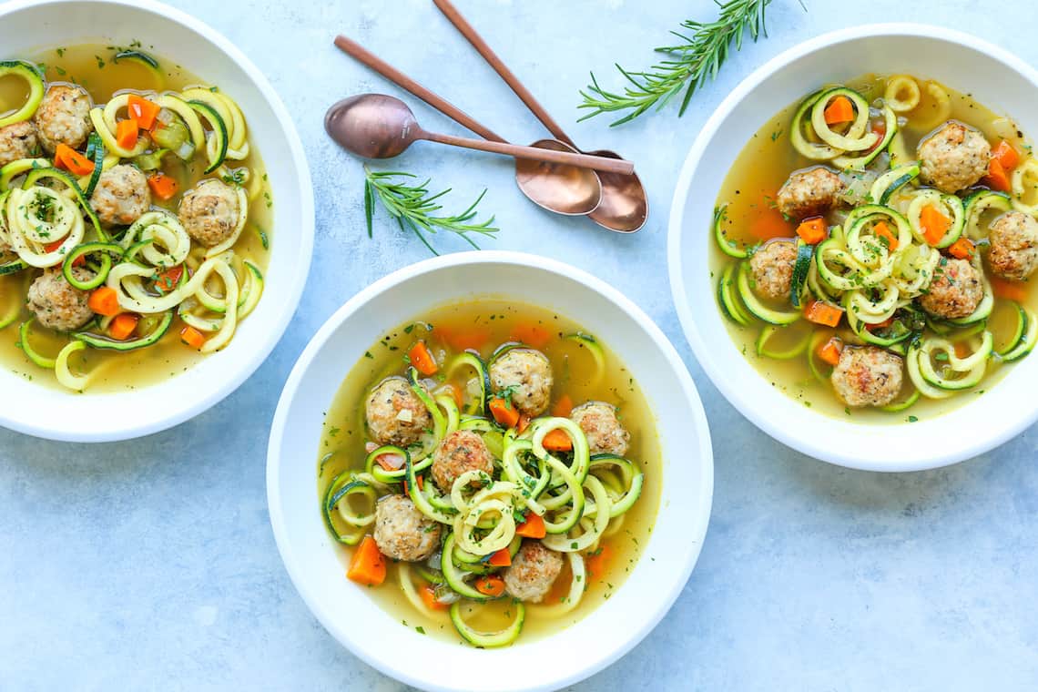 Chicken Zoodle Meatball SoupIMG 6291