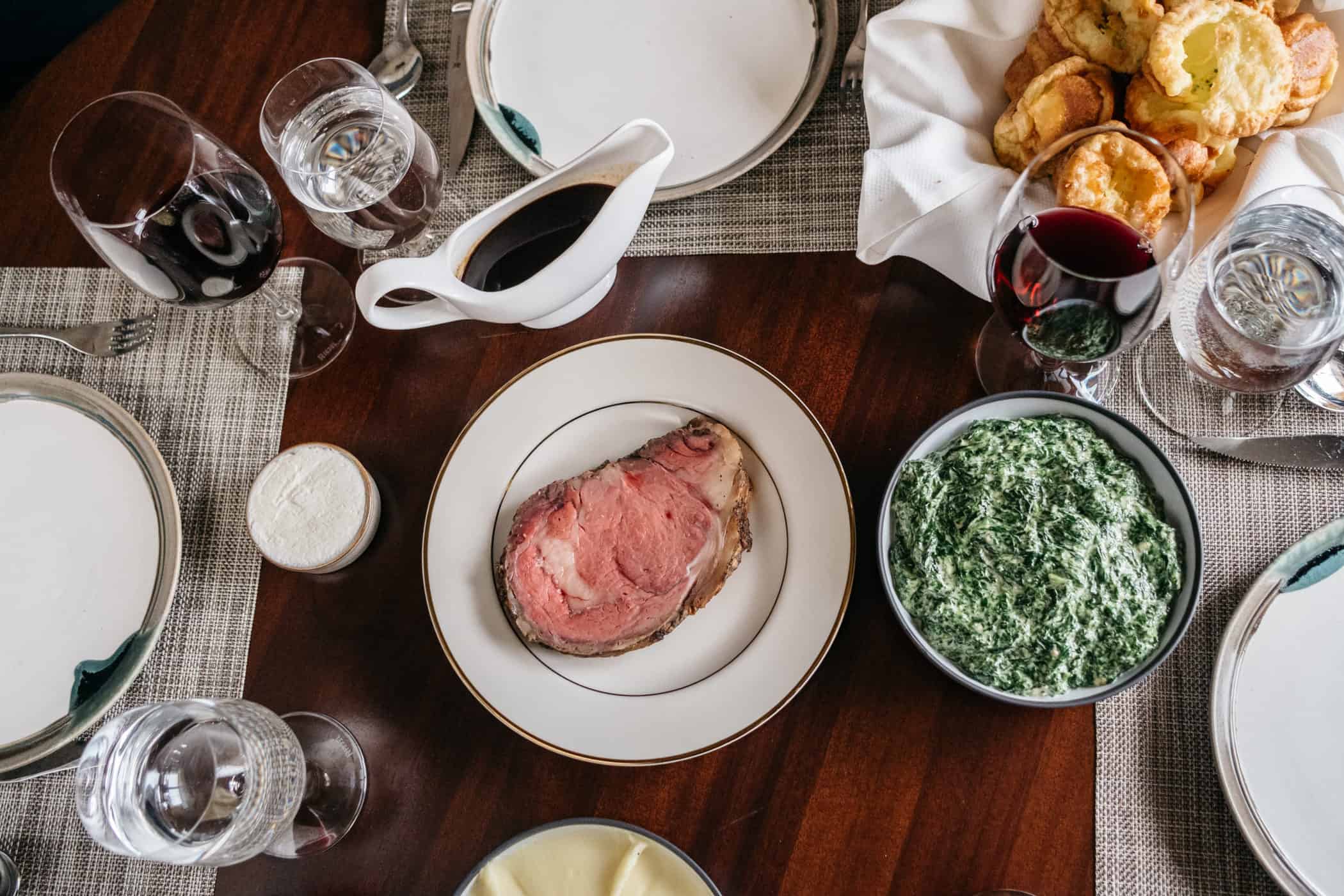 Prime rib spread @Caroline Fontenot