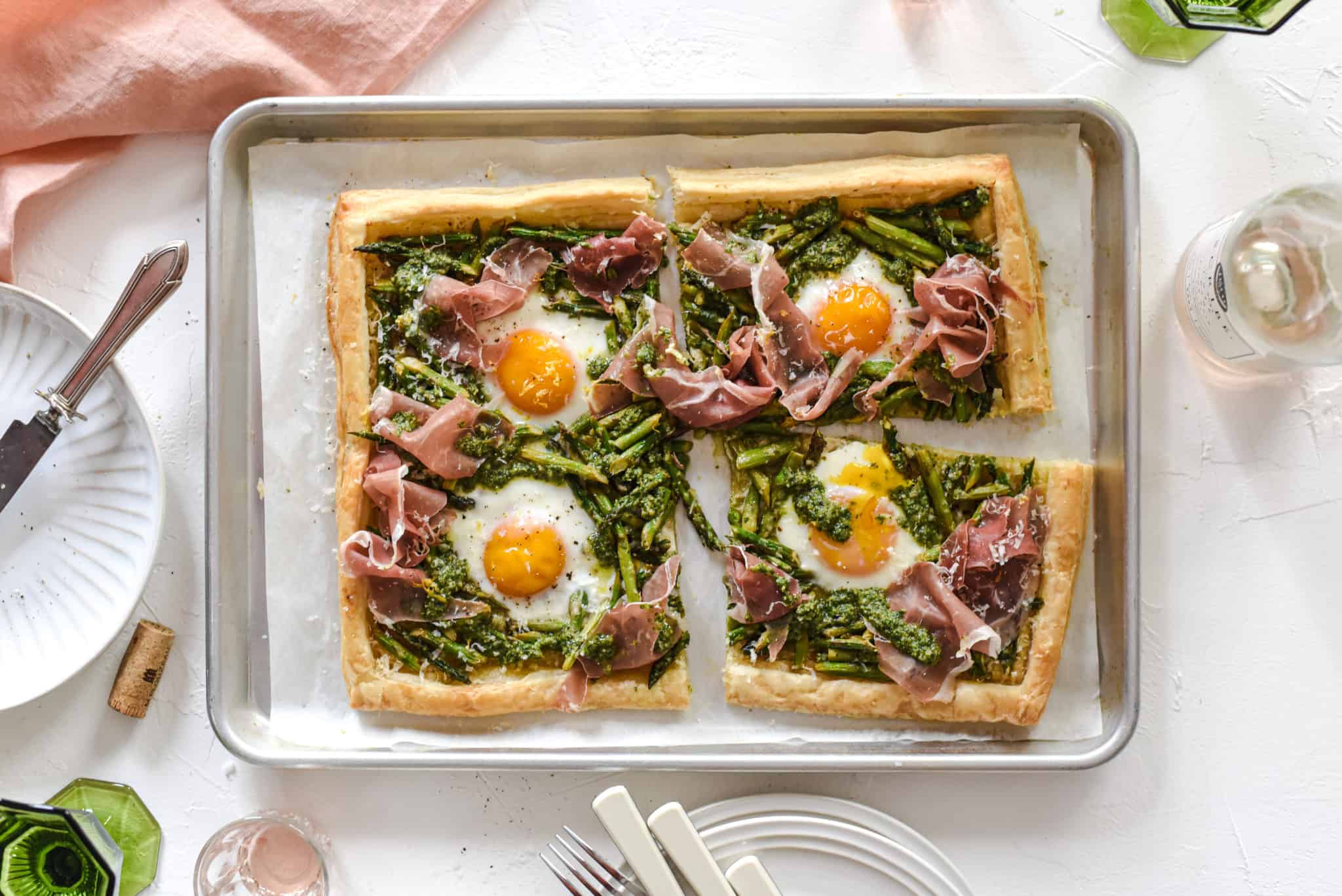 Asparagus and Prosciutto Breakfast Tart Goodtaste with Tanji