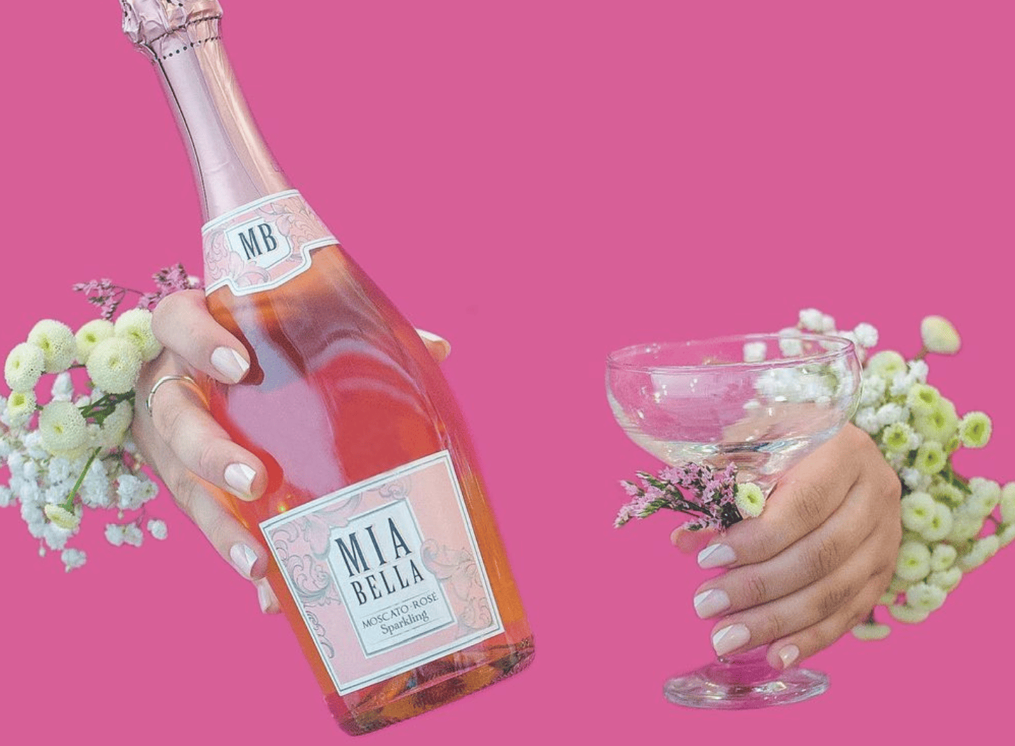 Mia Bella Moscato Rosé Sparkling Wine
