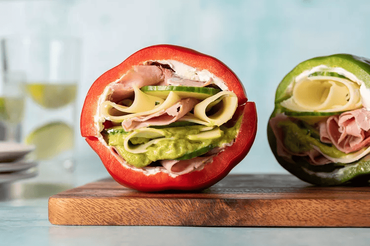 Bell Pepper Sandwich Bell Pepper Sandwich
