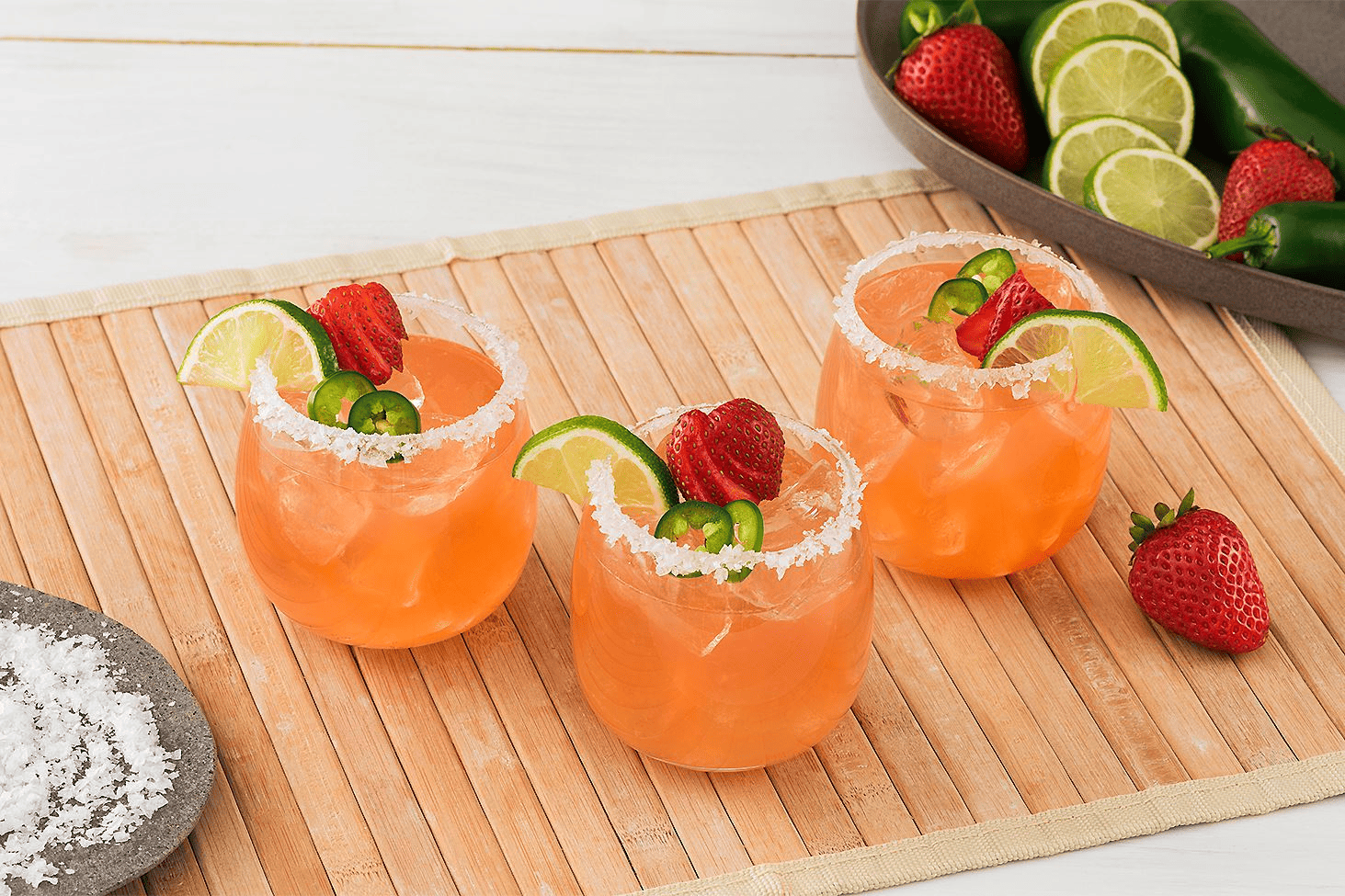 Spicy Strawberry Margarita