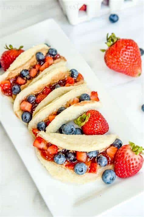 Peanut Butter & Jelly Tacos
