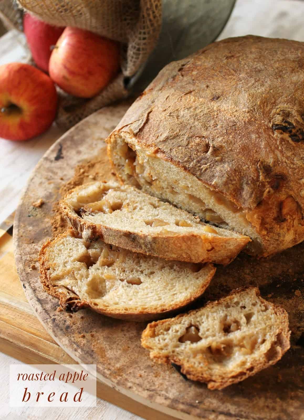 Roasted Apple Bread with Walnuts