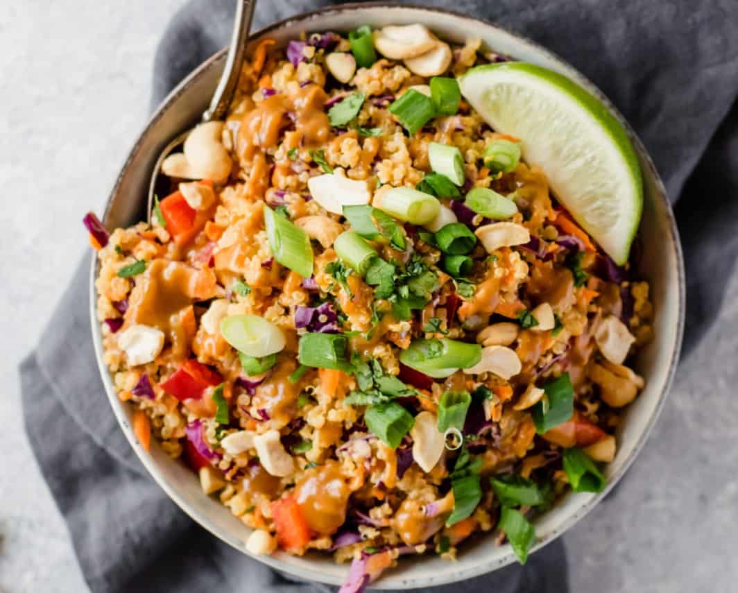 Cashew Thai Quinoa Salad 
