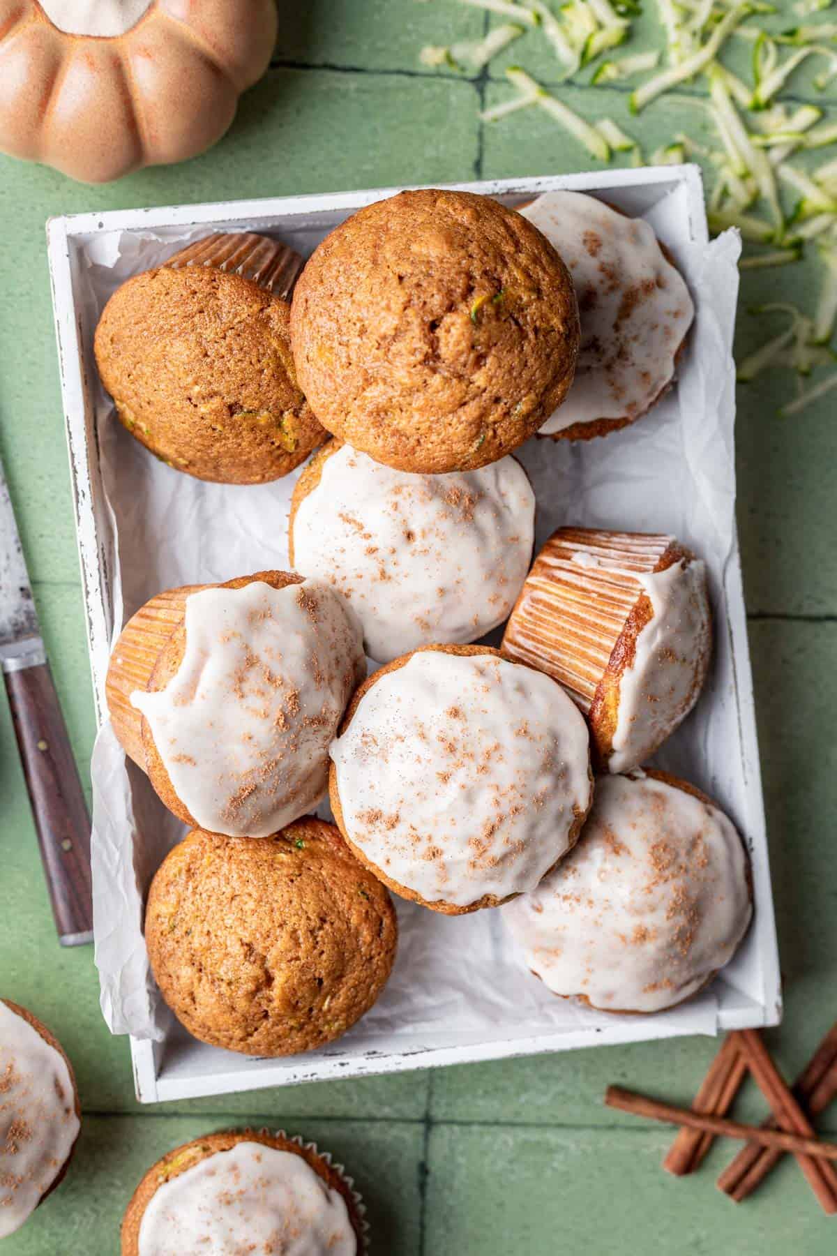 Pumpkin Zucchini Muffins 