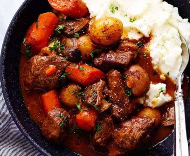 Slow Cooker Beef Bourgignon