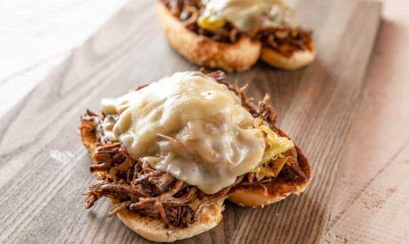 Slow Cooker Beef Drip Sandwiches