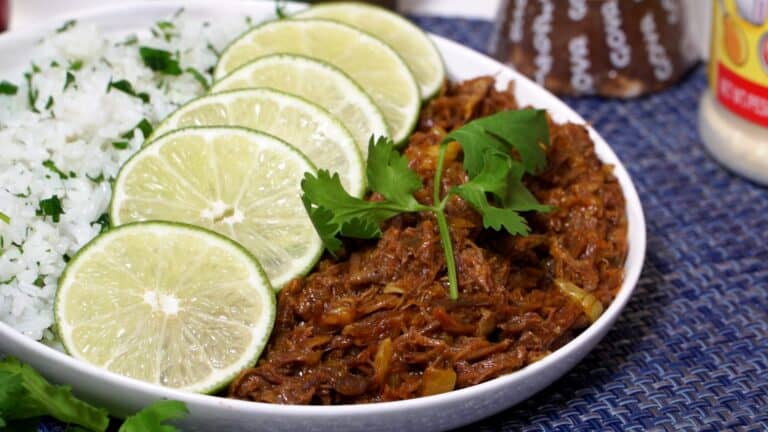 Slow Cooker Barbacoa with Cilantro Lime Rice