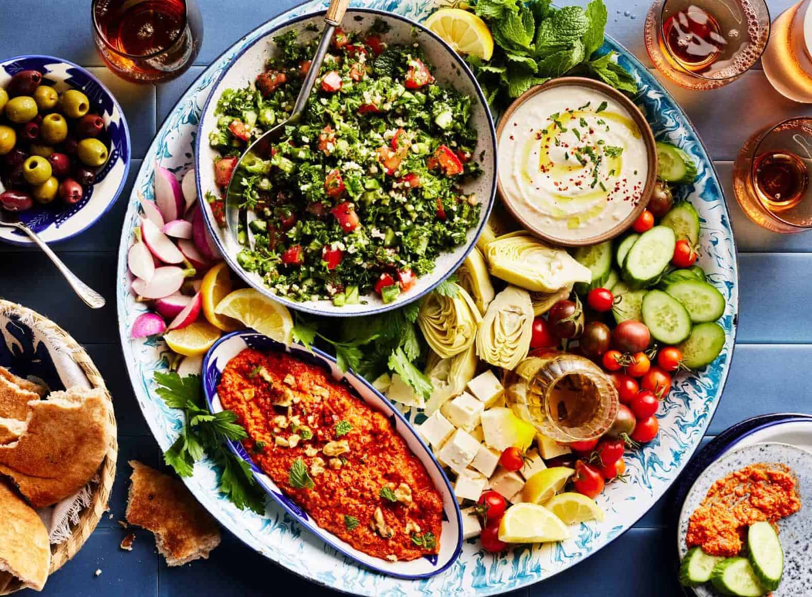 Mezze Platter Photo Credit Love and Lemons