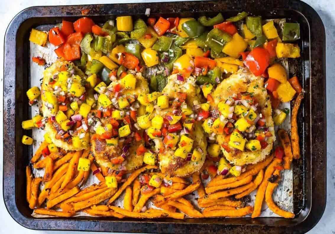 Sheet Pan Coconut Crusted Chicken Sheet Pan Coconut Crusted Chicken