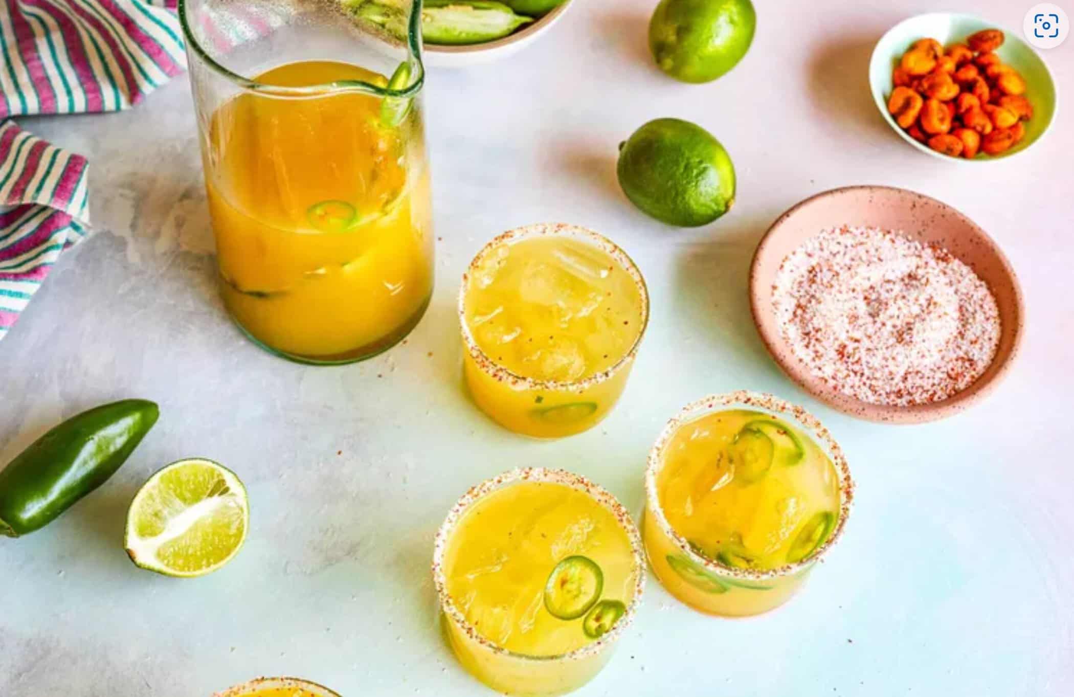 Pineapple jalapeno Margarita