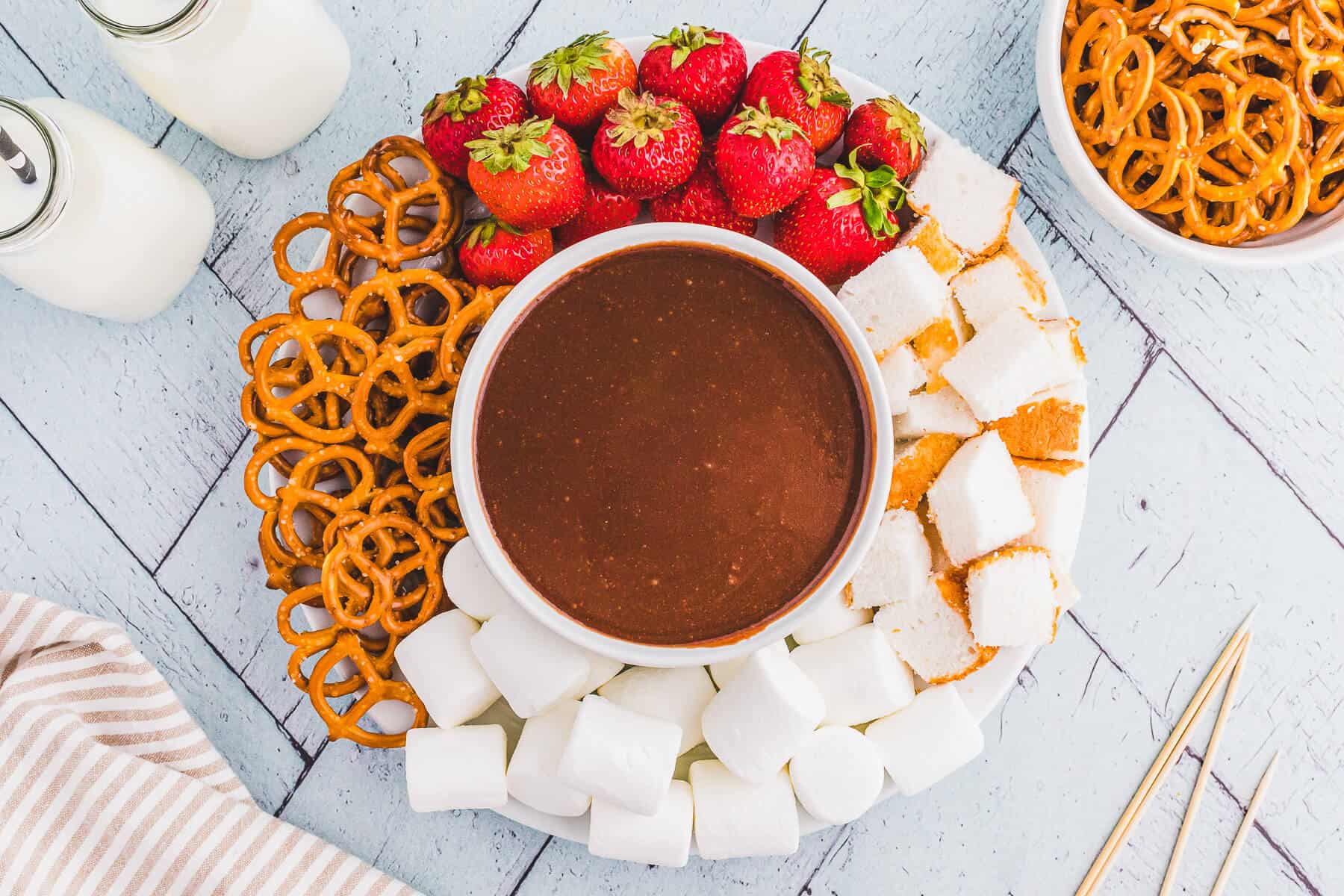 Chocolate Fondue for two