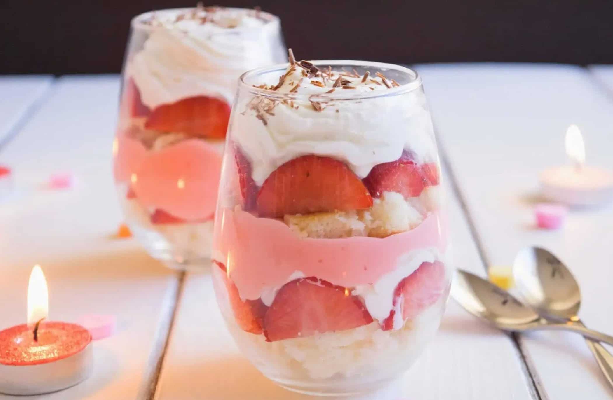 English Custard Trifle for Two
