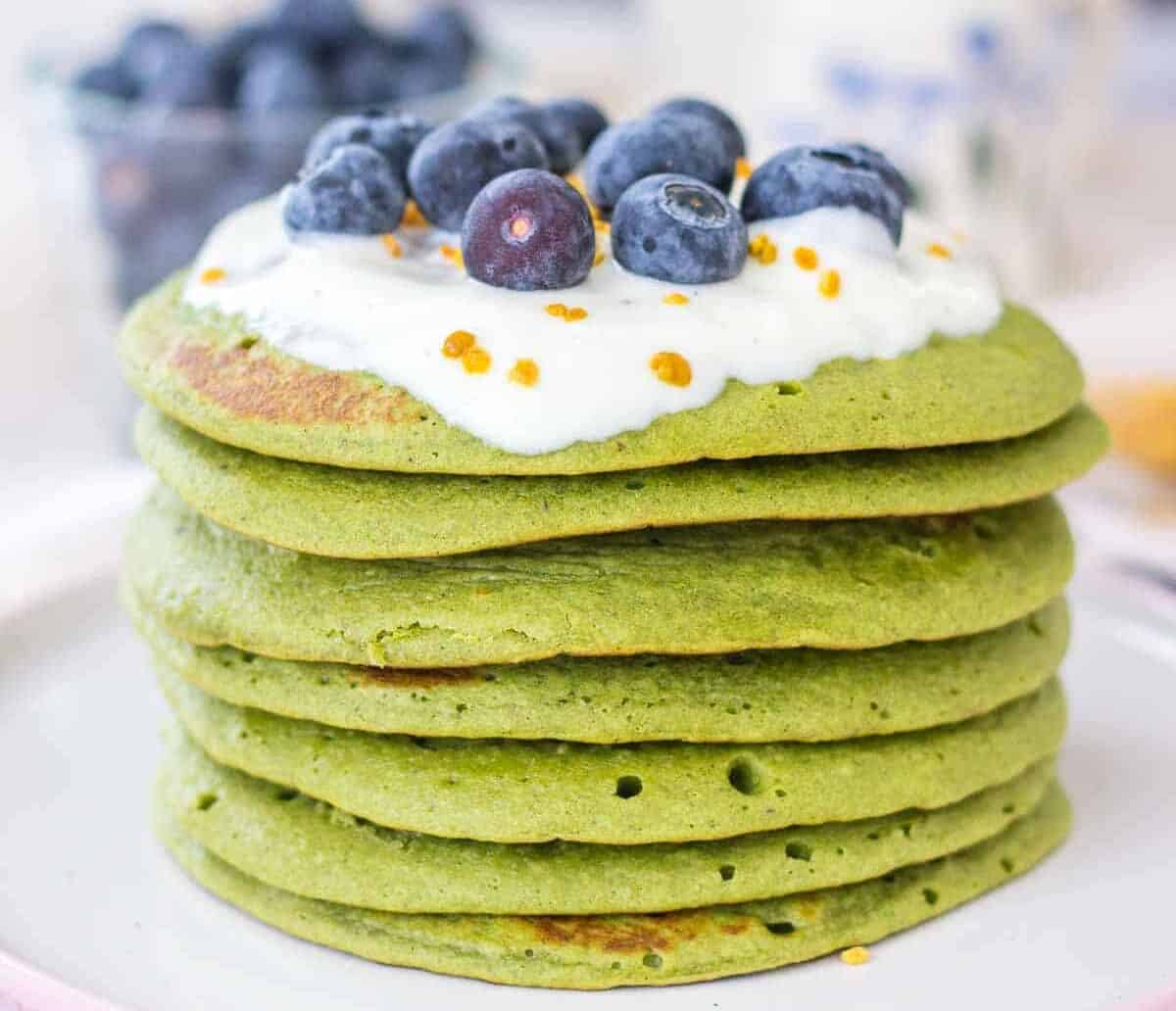 Matcha Tea Pancakes