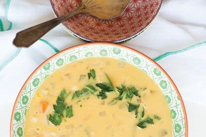 chamomile corn chowder