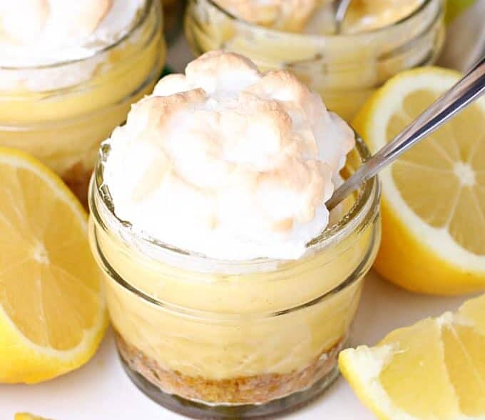 Lemon Meringue Pies in a Jar
