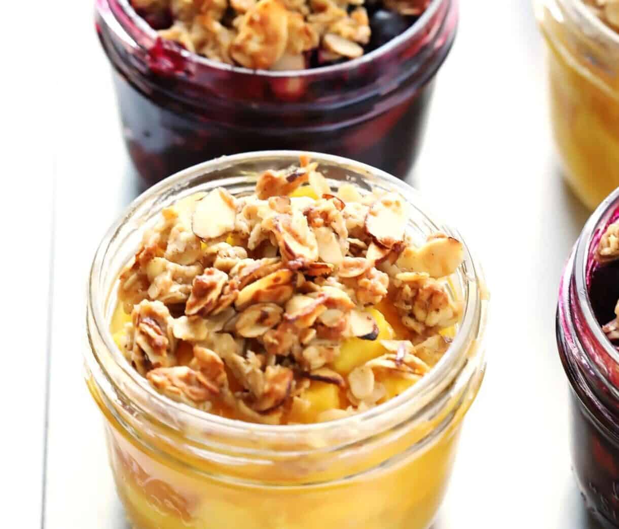 Mini Fruit Crisps in a Jar