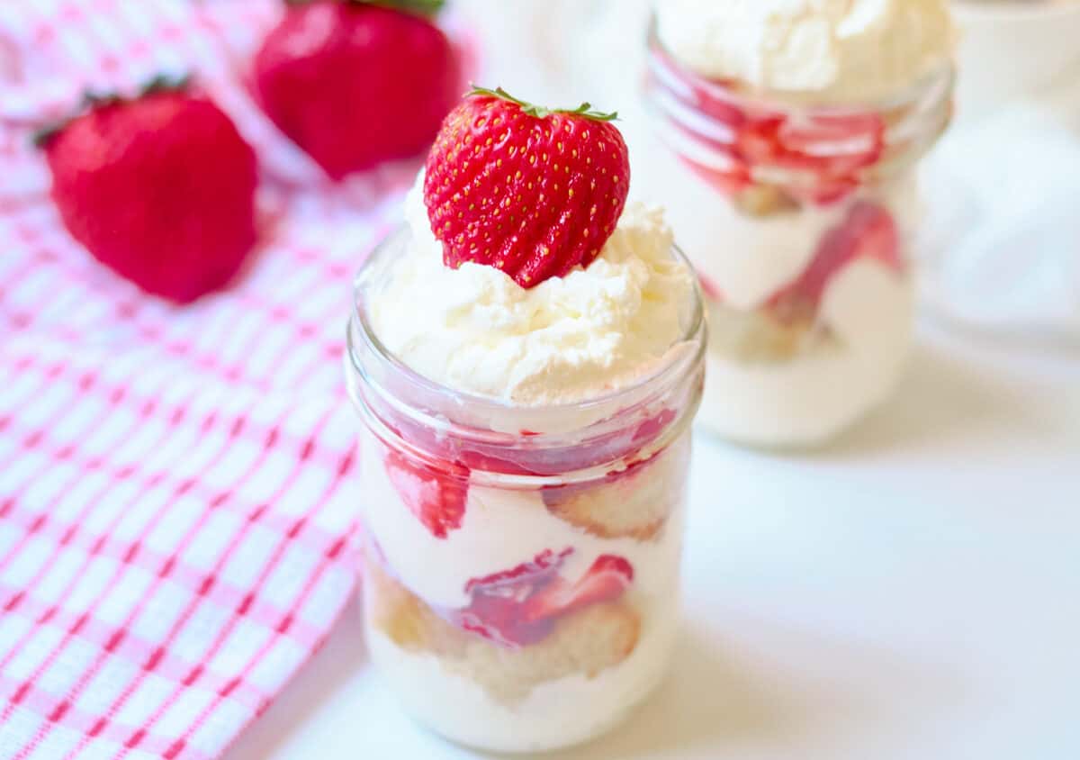 Strawberry Shortcake in a Jar