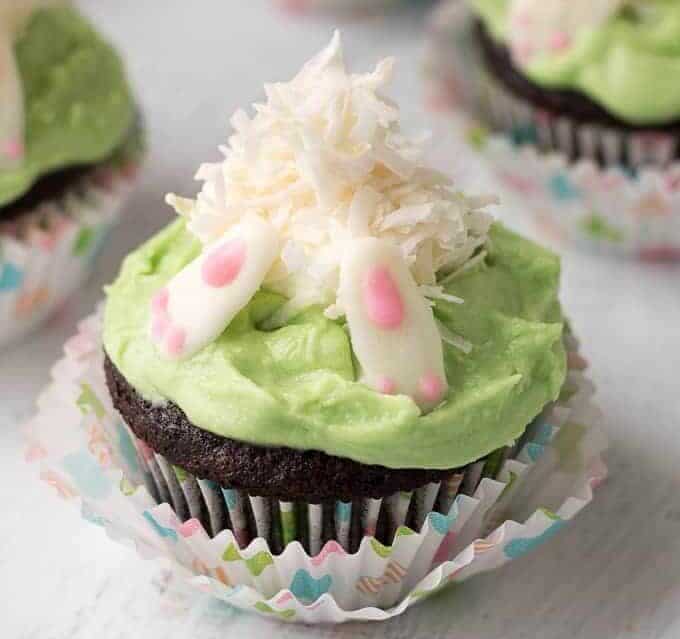 Bunny Butt Cupcakes