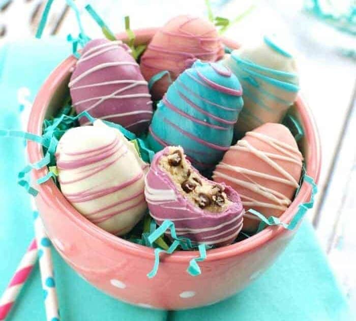 Easter Egg Cookie Dough Truffle
