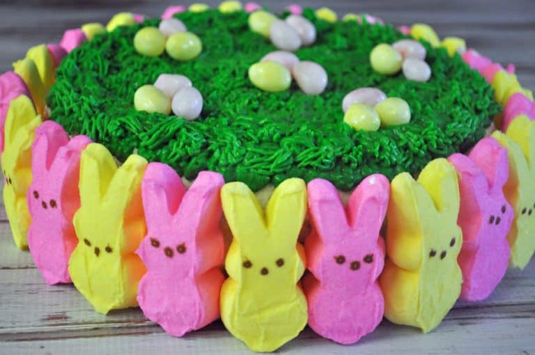 Peeps Easter Cake