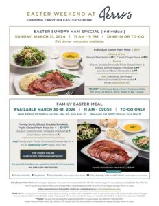 Perry's Easter Specials