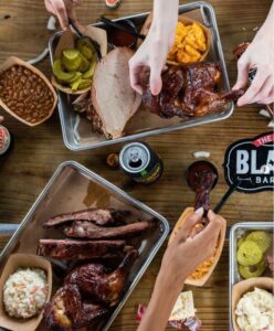 The Original Black's Barbecue Food Spread