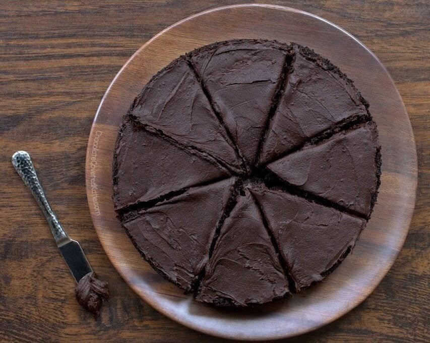 Solar Eclipse Chocolate Cake