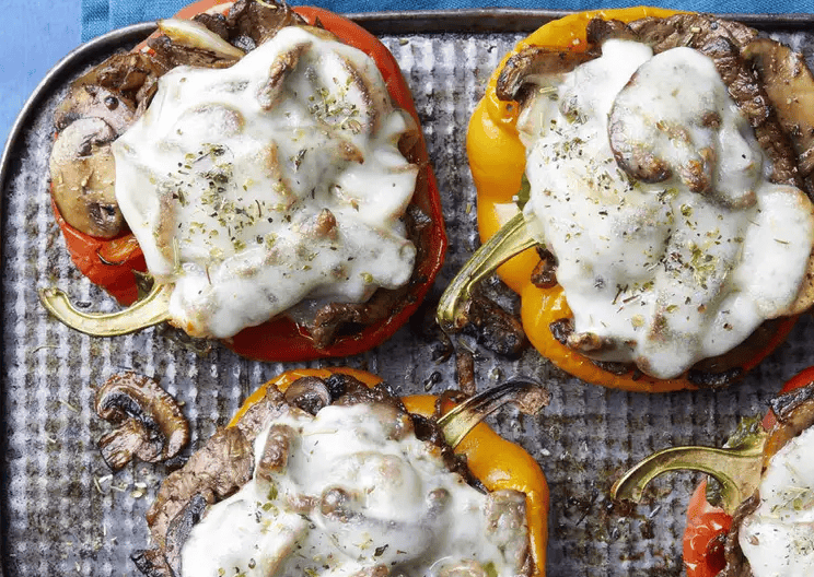 Philly Cheesesteak Stuffed Peppers