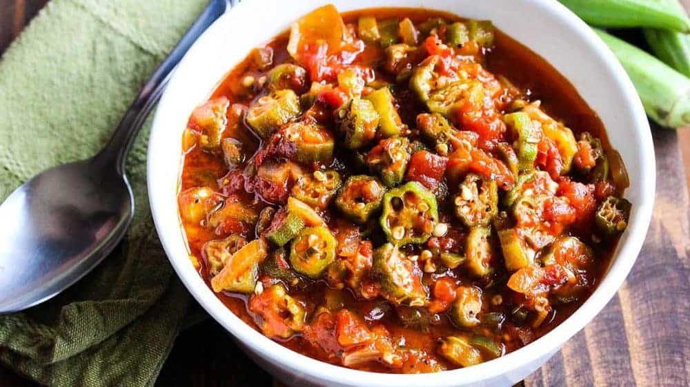 Stewed Okra and Tomatoes