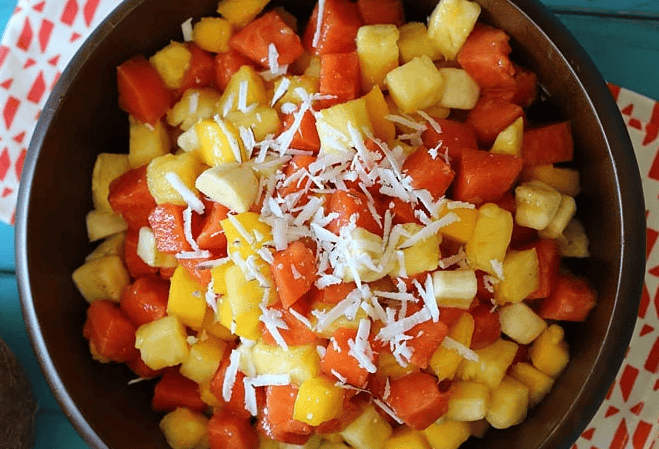 tropical fruit salad