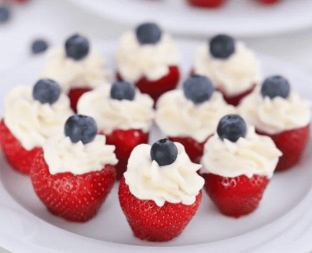 072524 patriotic stuffed strawberries