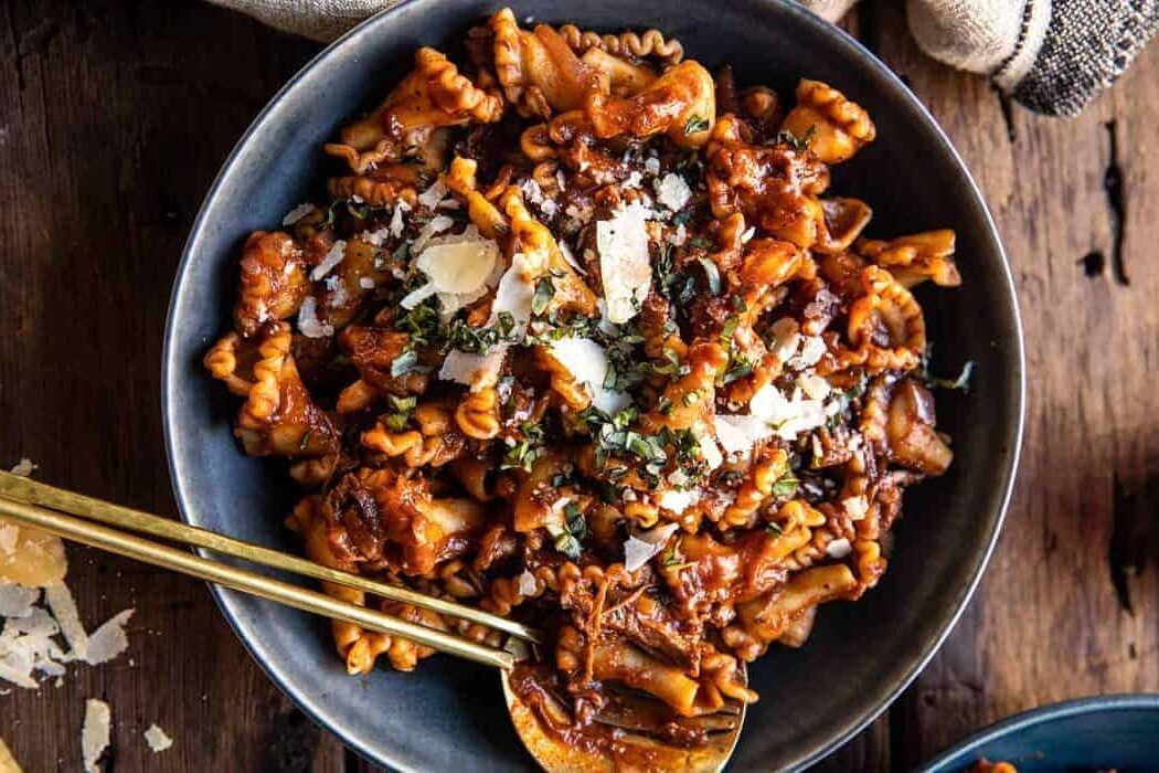 082724 red wine braised short rib pasta