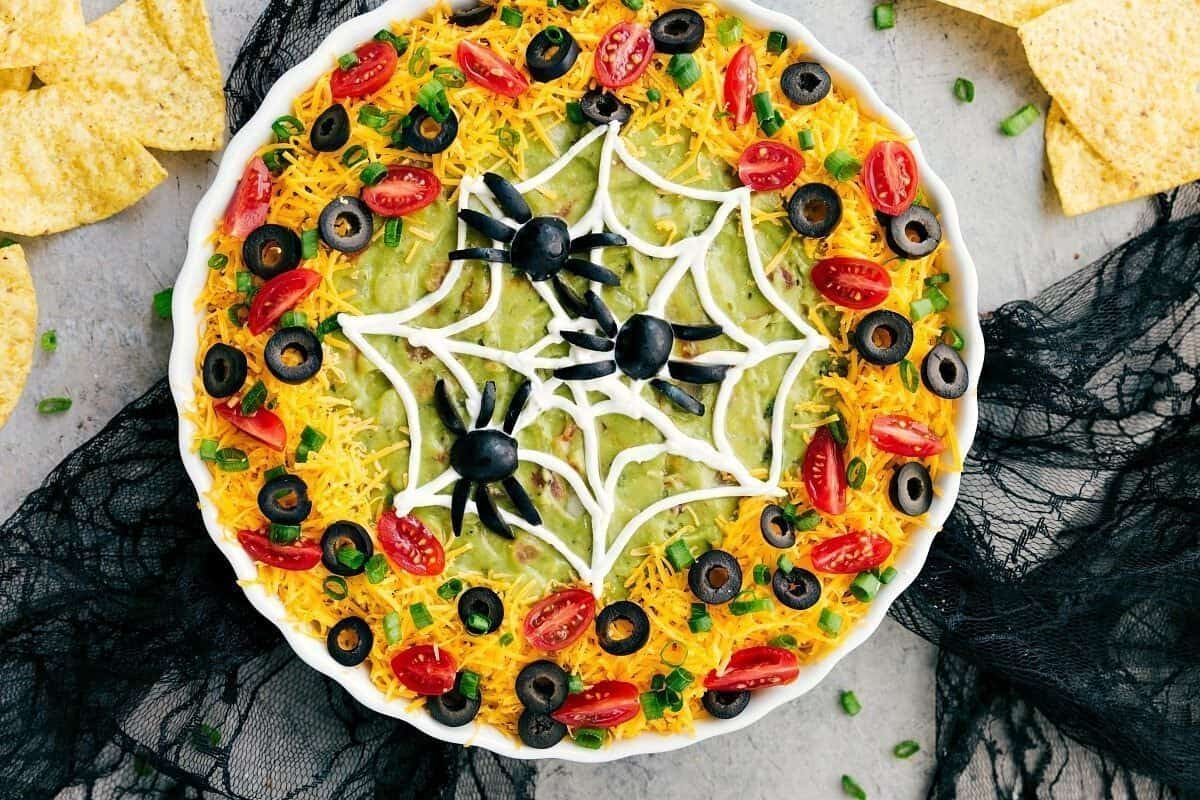 102424 7 layer spider web dip