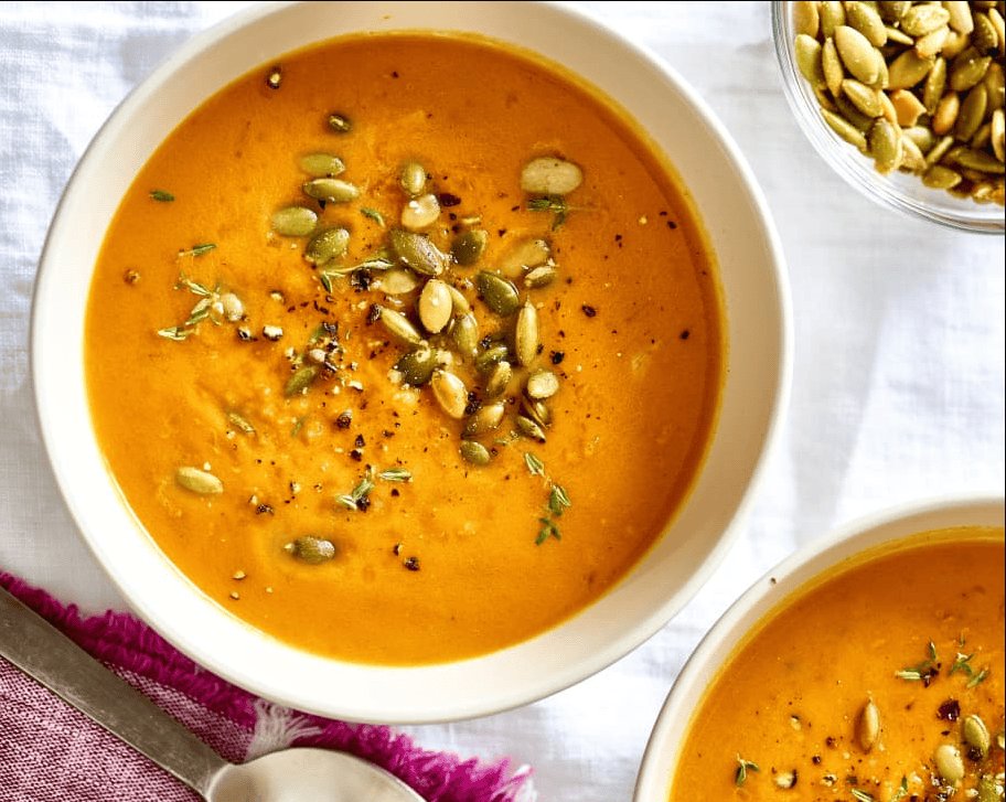 112824 creamy pumpkin soup