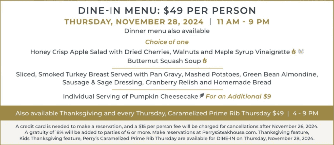 perrys steakhouse