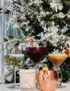 Festive Cocktails at Ellie's Dallas Festive Cocktails at Ellie's Dallas