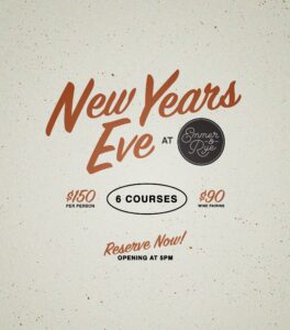 new year's eve at emmer and rye