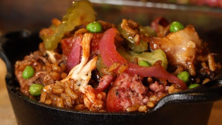 texas bbq paella from blacks barbecue