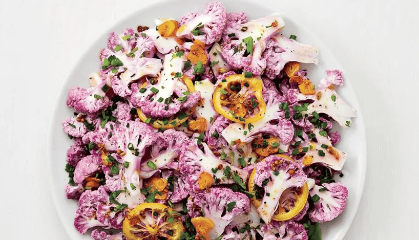 3425 purple cauliflower salad
