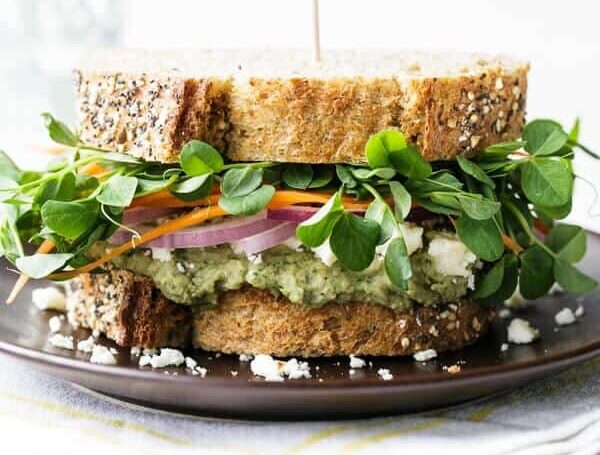 loaded veggie sandwich loaded veggie sandwich