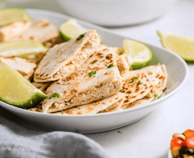 cream cheese quesadillas