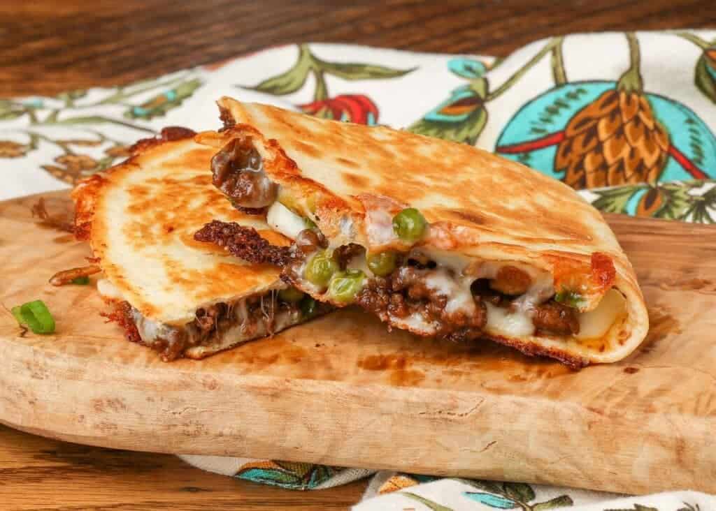 korean beef quesadillas for the blog