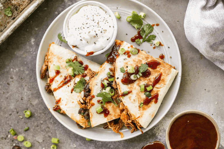 pulled pork quesadillas