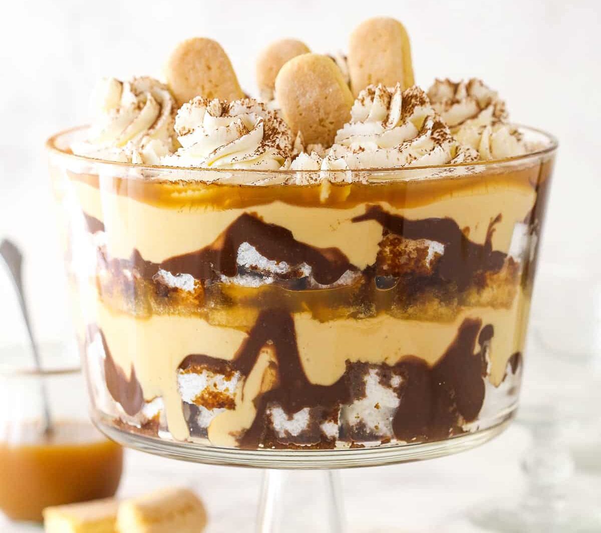 caramel macchiato tiramisu trifle1