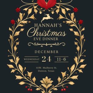 hannah's christmas eve dinner