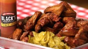 Smoked Chicken Wings from The Original Black's Barbecue smoked chicken wings