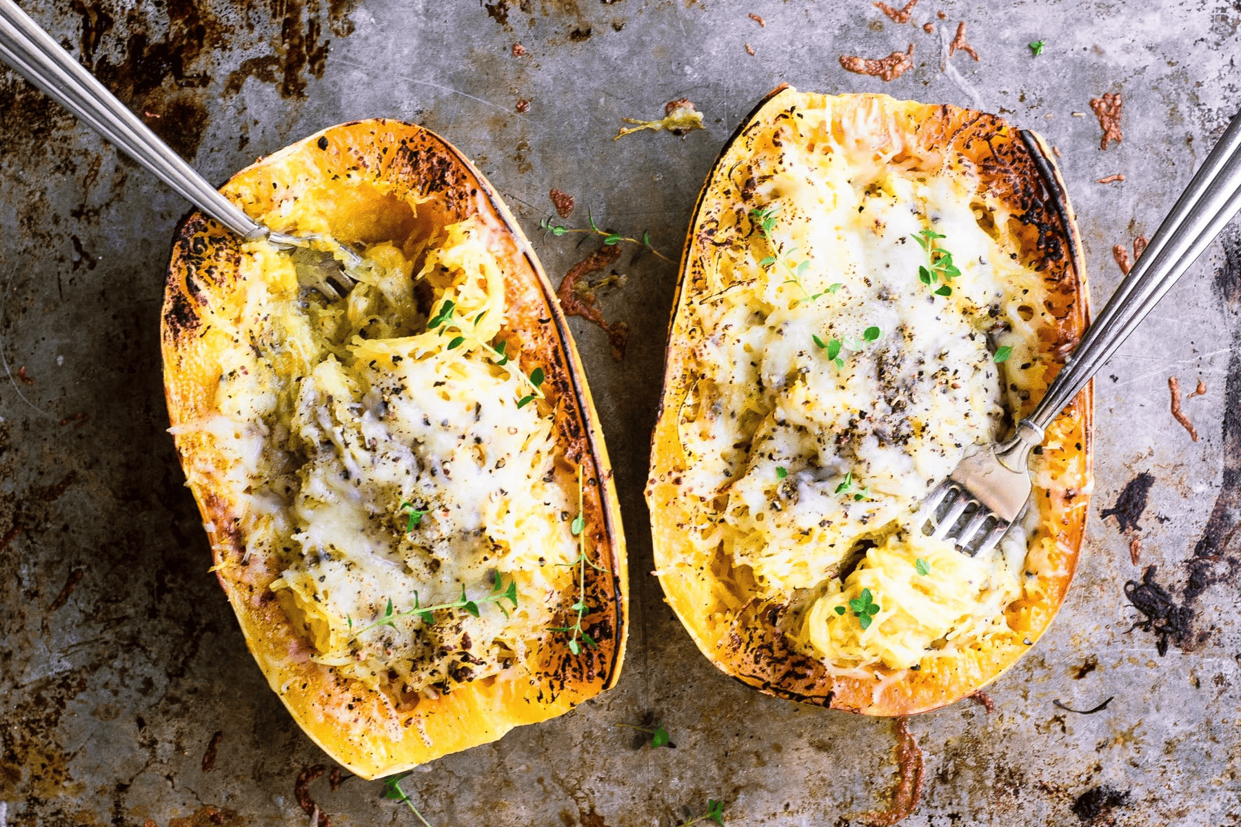 cacio e pepe spaghetti squash